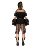 Felpa crop-dress <span class="notranslate"> darkbaroque ballerina sleeves</span> modulare