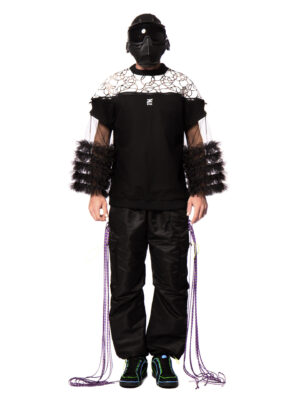 Felpa oversize <span class="notranslate">northpole ballerina sleeves</span> modulare