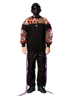 Felpa oversize <span class="notranslate">teknohippie</span> modulare