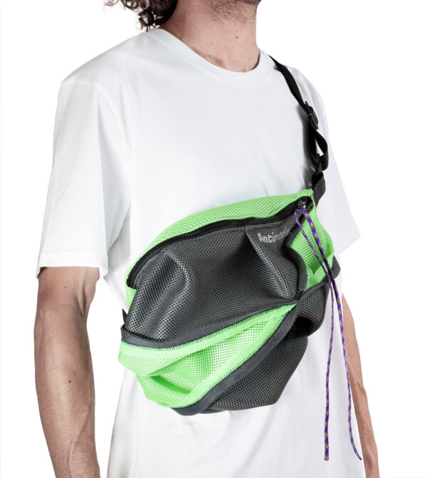 <span class="notranslate">ZIGGED “FLASH GREEN” SHELL BAG</span>